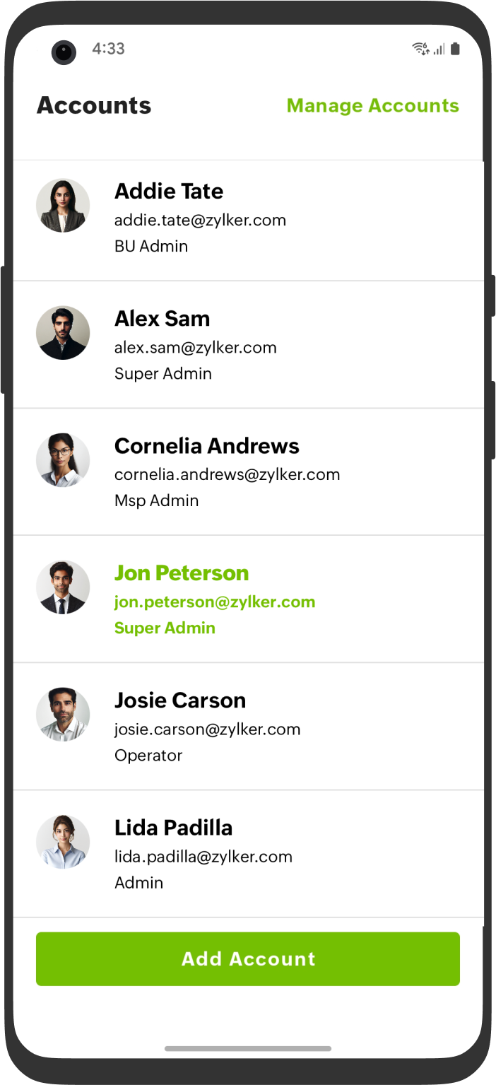 Manage Accounts Android Manage Accounts Android
