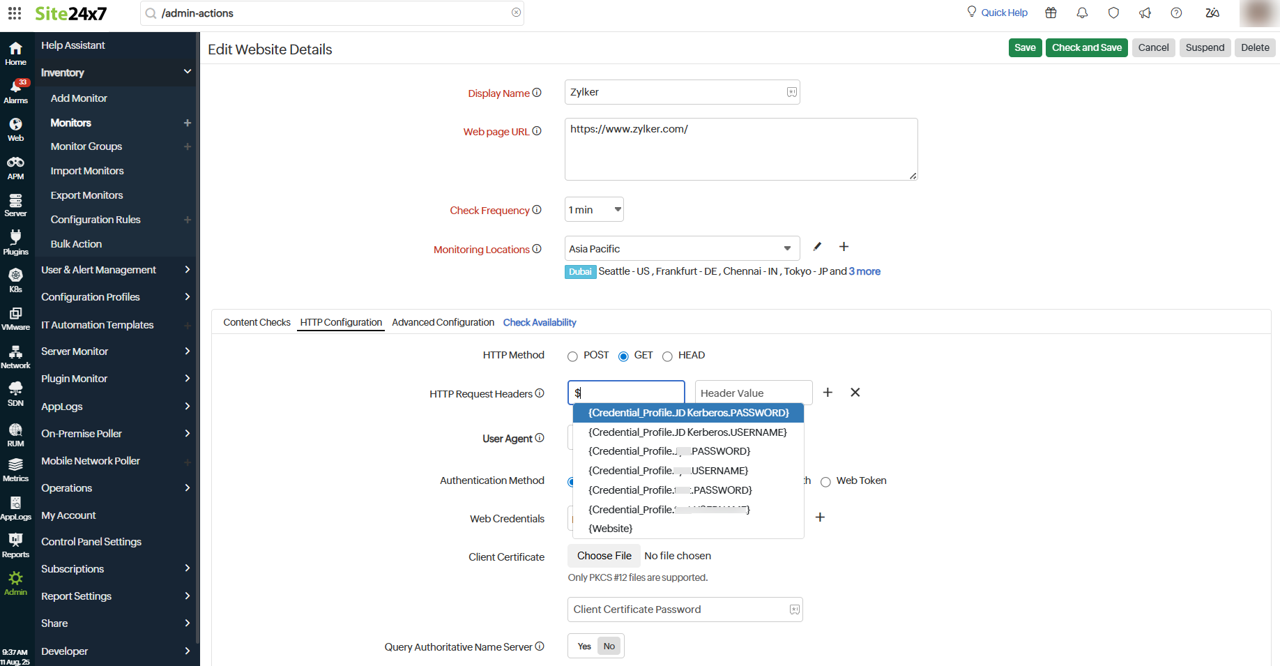 Credential Profile Credential Profile