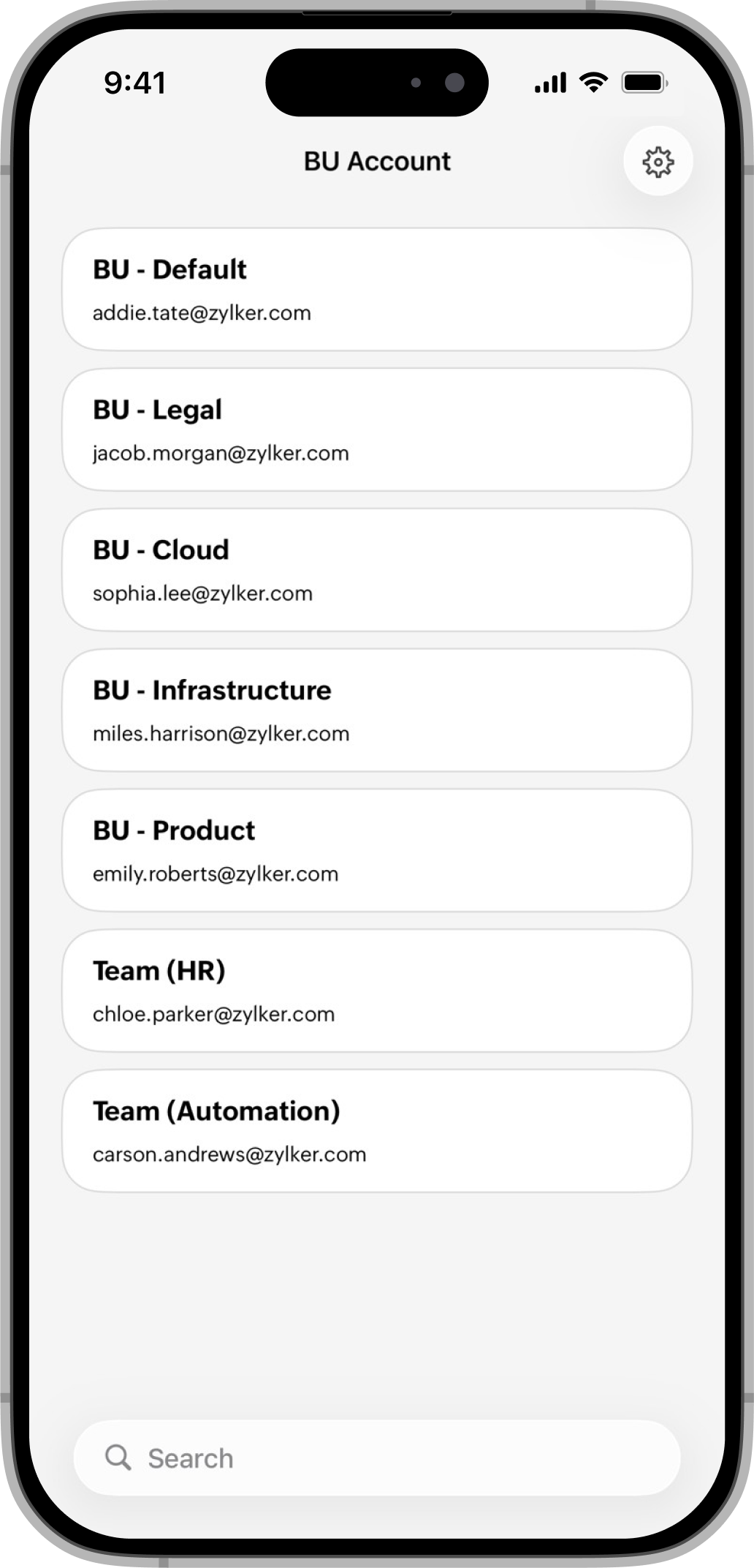 BU Account BU Account