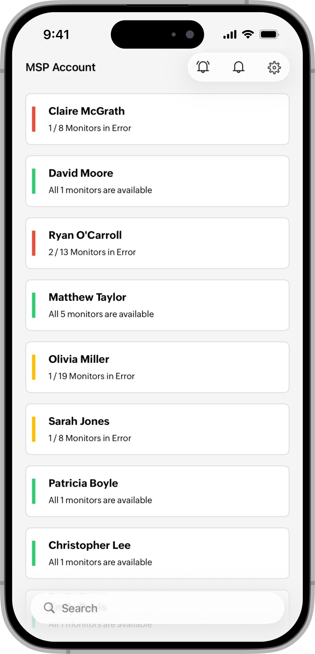 MSP Account MSP Account