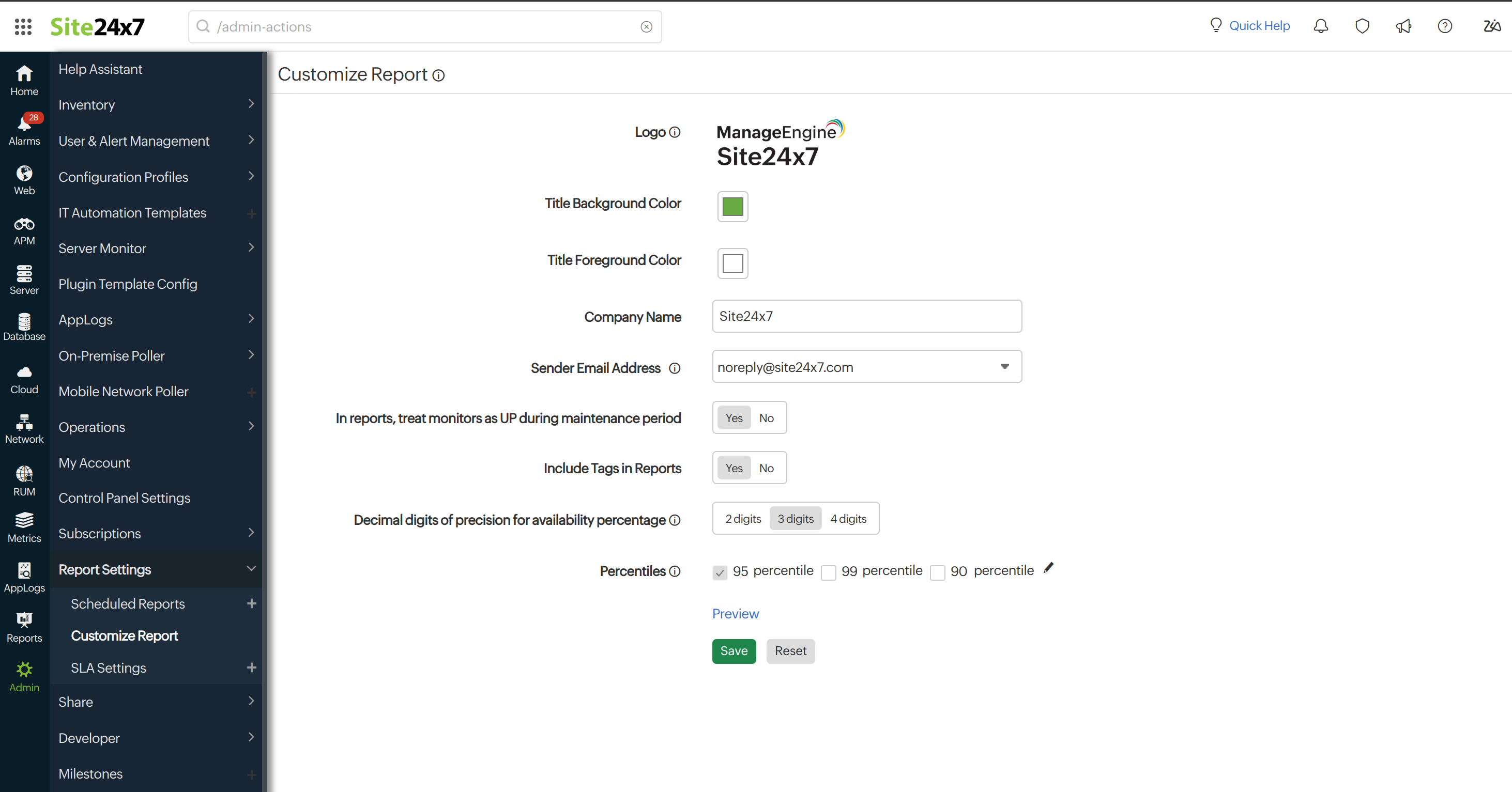 customize_report customize report screen