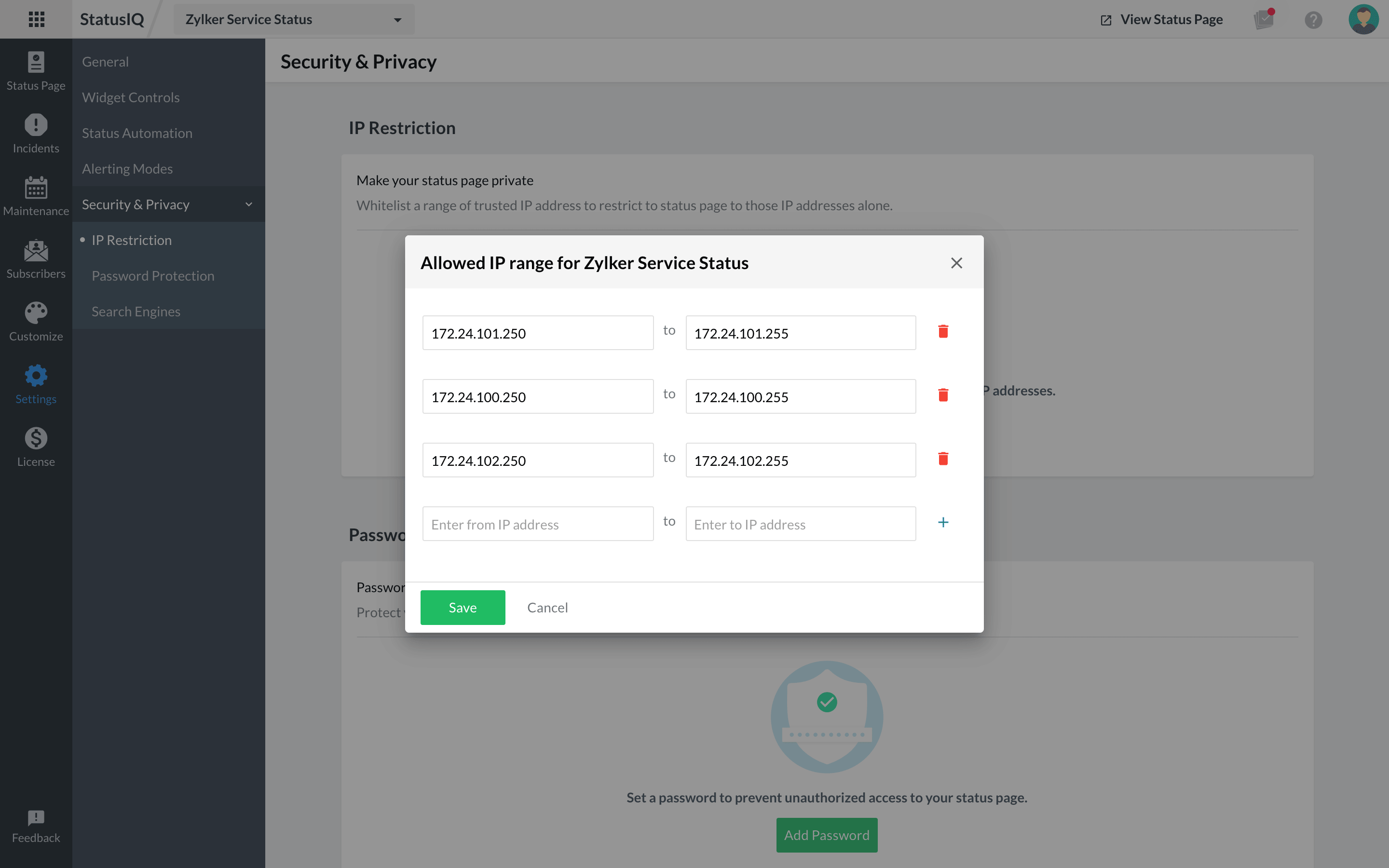 teamsid ip restriction